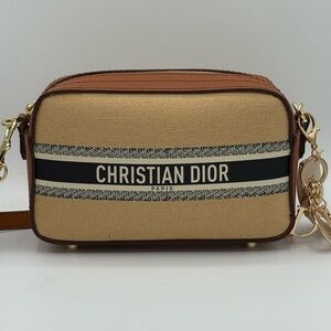Dior Tan and Brown Crossbody Bag